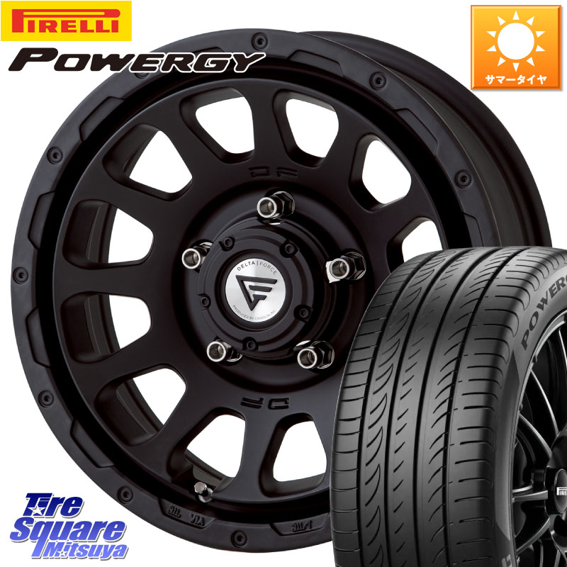 ピレリ POWERGY パワジー サマータイヤ 215/65R16DELTA FORCE デルタフォース オーバル シエラ専用 インセット-5 16インチ 16X6.0J 0 5穴 139.7 ジムニー専用(要オーバーフェンダー等) ジムニ−シエラ/ノマド(カスタム) AZオフロード カスタムサイズ|タイヤスクエアミツヤ
