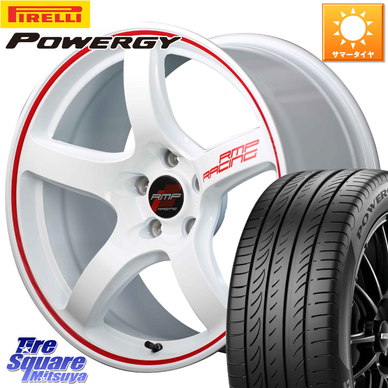 ピレリ POWERGY パワジー サマータイヤ 225/50R17MANARAY MID RMP RACING R50 アルミホイール 17インチ レーシング 17X7.0J 48 5穴 114.3 WRX-S4(VBH) ウィンダム アコード キザシ WRX S4｜タイヤスクエアミツヤ