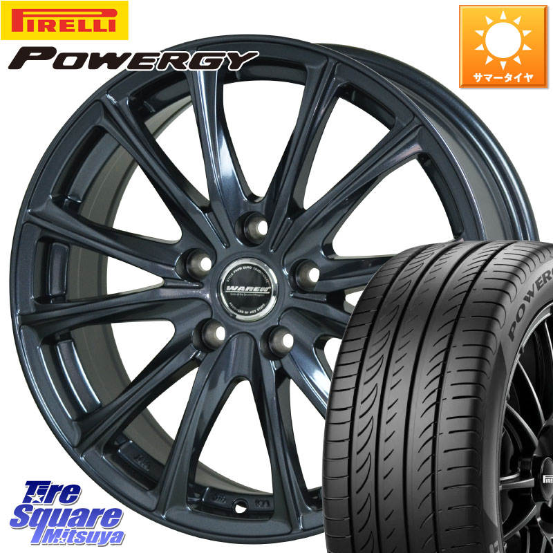 HotStuff WAREN W05 ヴァーレン ホイール15インチ 15 X 6.0J +43 5穴 114.3 ピレリ POWERGY パワジー サマータイヤ 195/60R15