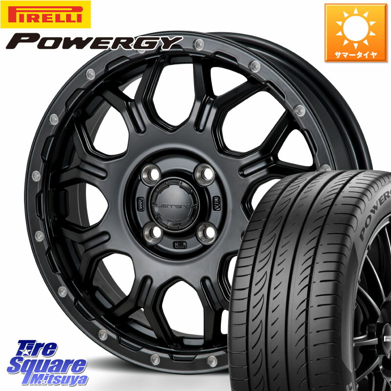MONZA HI-BLOCK JERRARD ホイール 4本 16インチ 16 X 6.0J +41 4穴 100 ピレリ POWERGY パワジー サマータイヤ 195/65R16 ライズ ロッキー ガソリン車 4穴