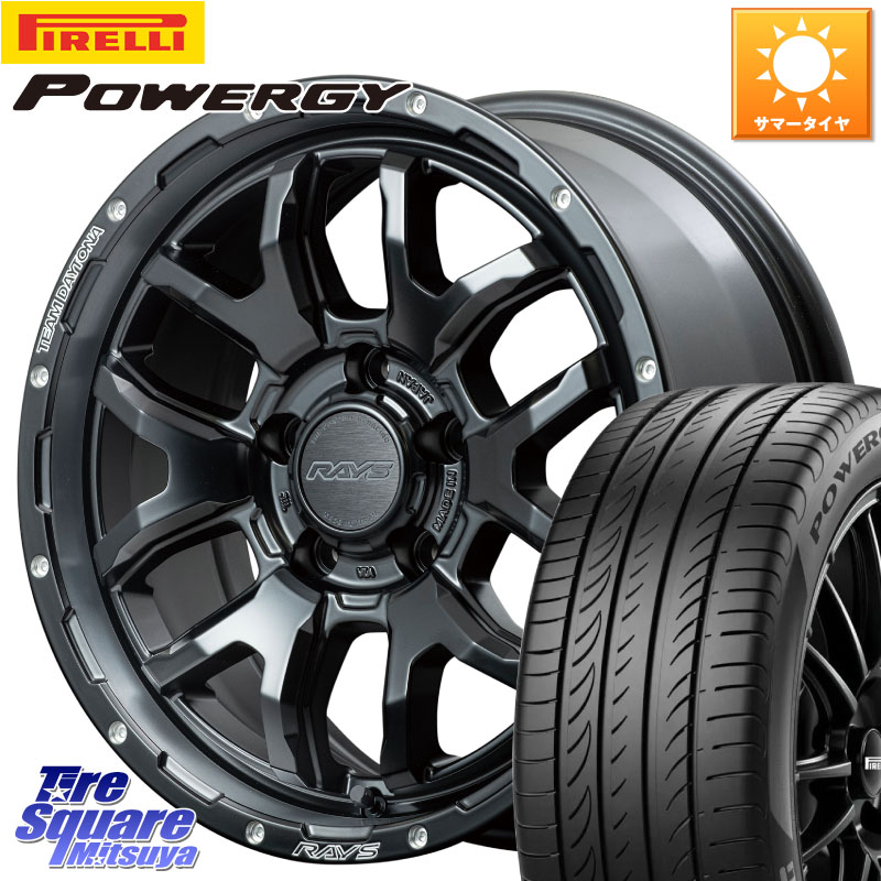 RAYS 【欠品次回8~9月】 レイズ DAYTONA デイトナ F6 Boost N1 16インチ 16 X 7.0J +40 5穴 114.3 ピレリ POWERGY パワジー サマータイヤ 205/65R16 10系アルファード 70系カムリ