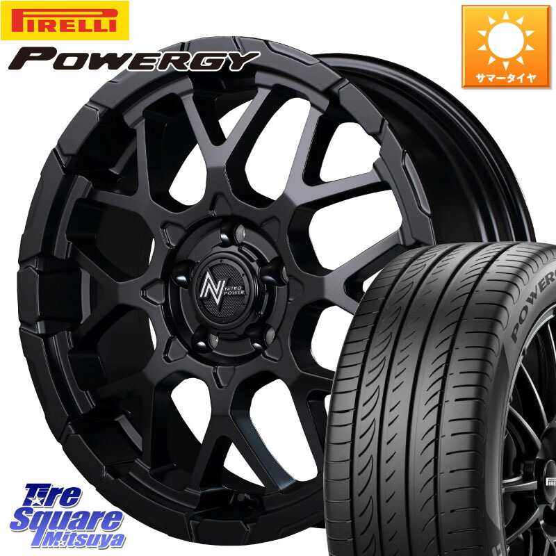 ピレリ POWERGY パワジー サマータイヤ 225/45R18MANARAY MID ナイトロパワー M28 BULLET-S 18インチ 18X7.0J 42 5穴 114.3 90系ノア/ヴォクシー RP6～8ステップワゴン ZE1リーフ プリウスアルファ ジューク JUKE 日産 ステージア 日産 マークXジオ ノア NOAH RX-8 M｜タイヤスクエアミツヤ