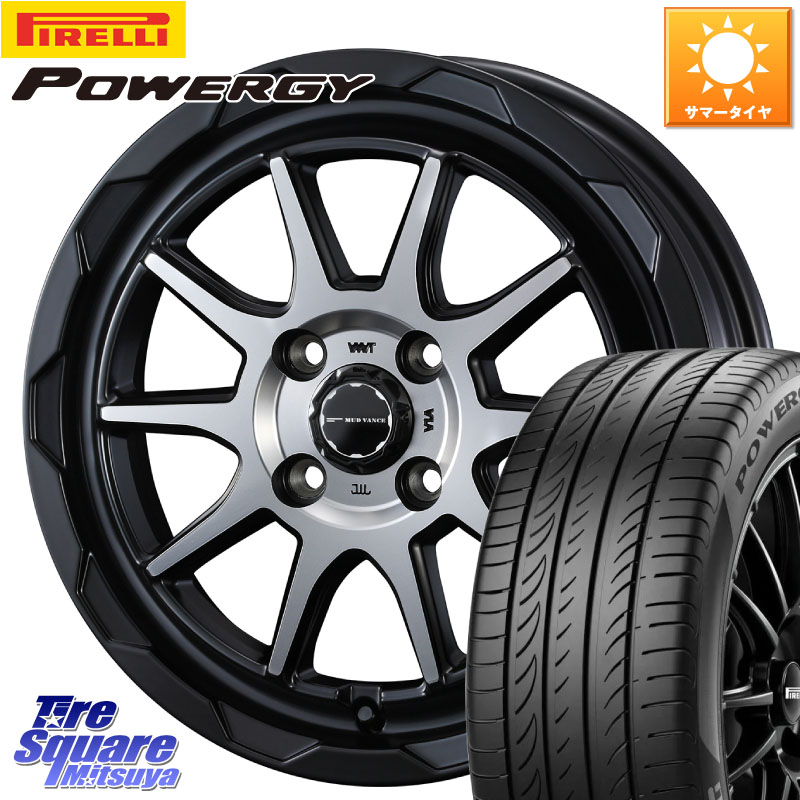 WEDS マッドヴァンス 06 MUD VANCE 06 ウエッズ 15インチ 15 X 4.5J +45 4穴 100 ピレリ POWERGY パワジー サマータイヤ 165/55R15 デリカミニ2WD タント スペーシア サクラ
