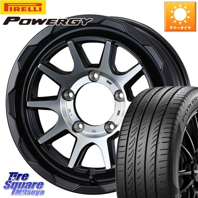 WEDS マッドヴァンス 06 MUD VANCE 06 インセット-5 ウエッズ 16インチ 16 X 6.0J +0 5穴 139.7 ピレリ POWERGY パワジー サマータイヤ 215/65R16 ジムニー専用(要オーバーフェンダー等) ジムニ－シエラ・ノマド(カスタム)