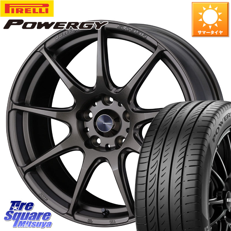 ピレリ POWERGY パワジー サマータイヤ 225/55R18WEDS WedsSport SA-99R SA99R ウェッズ スポーツ ホイール 18インチ 18X8.0J 42 5穴 114.3 デリカD:5 SL系フォレスター エクストレイル X-TRAIL 日産 エクリプスクロス｜タイヤスクエアミツヤ