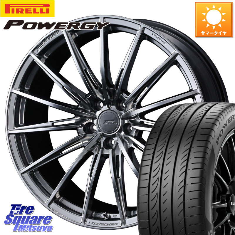 WEDS F ZERO FZ4 FZ-4 鍛造 FORGED 18インチ エフゼロ 18 X 7.5J +38 5穴 114.3 ピレリ POWERGY パワジー サマータイヤ 215/45R18 リーフ 146,330円