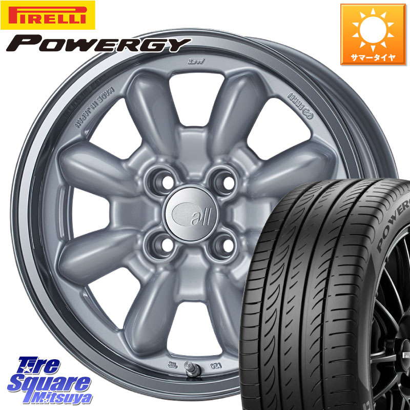 ピレリ POWERGY パワジー サマータイヤ 175/65R15ENKEI エンケイ ALL EIGHTEEN Classical Spoke 15インチ 15X6.0J 38 4穴 100 130系ヴィッツ キューブ CUBE 日産 アクア|タイヤスクエアミツヤ