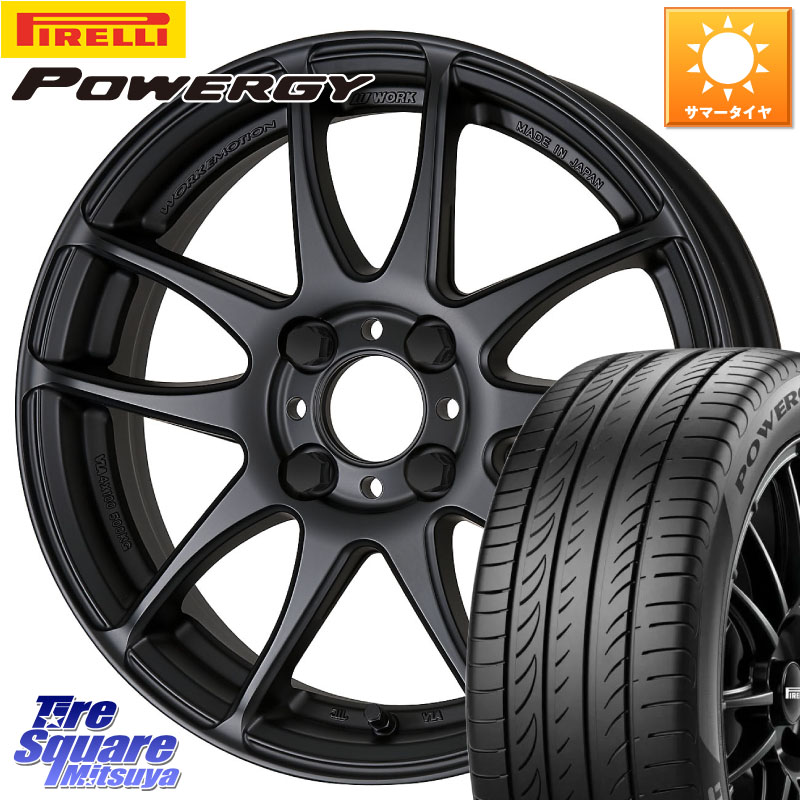 WORK ワーク EMOTION エモーション CR kiwami 極 17インチ 17 X 7.0J +38 4穴 100 ピレリ POWERGY パワジー サマータイヤ 215/45R17