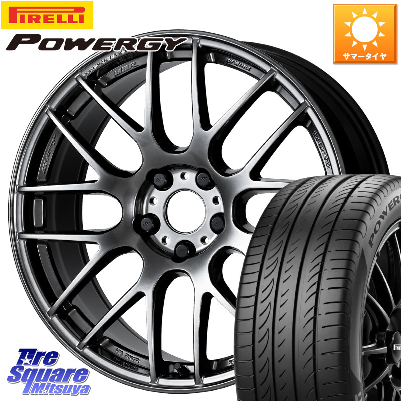 WORK ワーク EMOTION エモーション M8R GTK 19インチ 19 X 8.5J(EVO10 CZ4A) +30 5穴 114.3 ピレリ POWERGY パワジー サマータイヤ 245/35R19 CZ4Aランエボ10ブレンボキャリパー対応