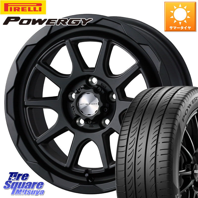 ピレリ POWERGY パワジー サマータイヤ 195/60R16WEDS マッドヴァンス06 MUD VANCE 06 ホイール 16インチ 16X6.0J 40 5穴 100 イスト ist ウィッシュ WISH｜タイヤスクエアミツヤ 78,298円