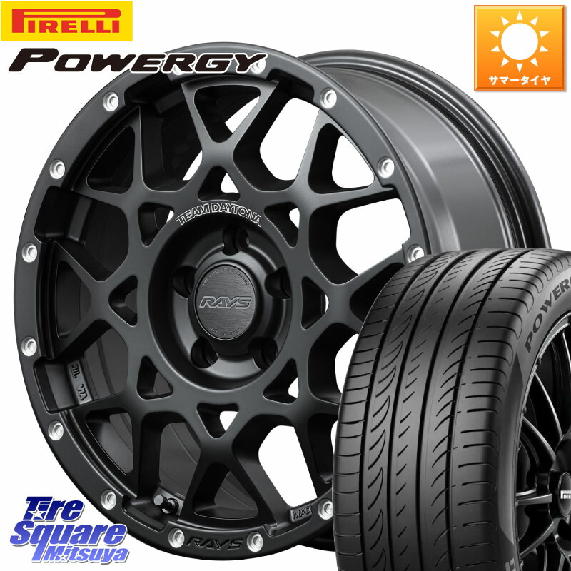 RAYS 【欠品次回6~7月】 レイズ M8 デイトナ DAYTONA 16インチ 16 X 7.0J +37 5穴 114.3 ピレリ POWERGY パワジー サマータイヤ 215/65R16 30系ヴェルファイア 20系アルファード 102,165円