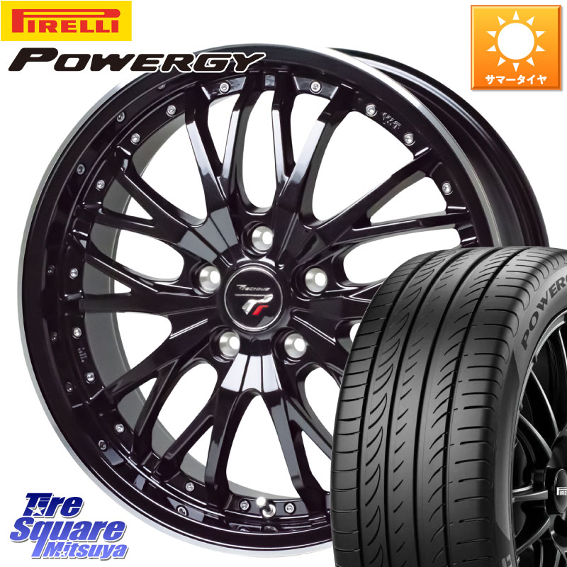 HotStuff Precious プレシャス HM3 HM-3 17インチ 17 X 7.0J +38 5穴 114.3 ピレリ POWERGY パワジー サマータイヤ 225/45R17 GRヤリスRSノーマルキャリパー