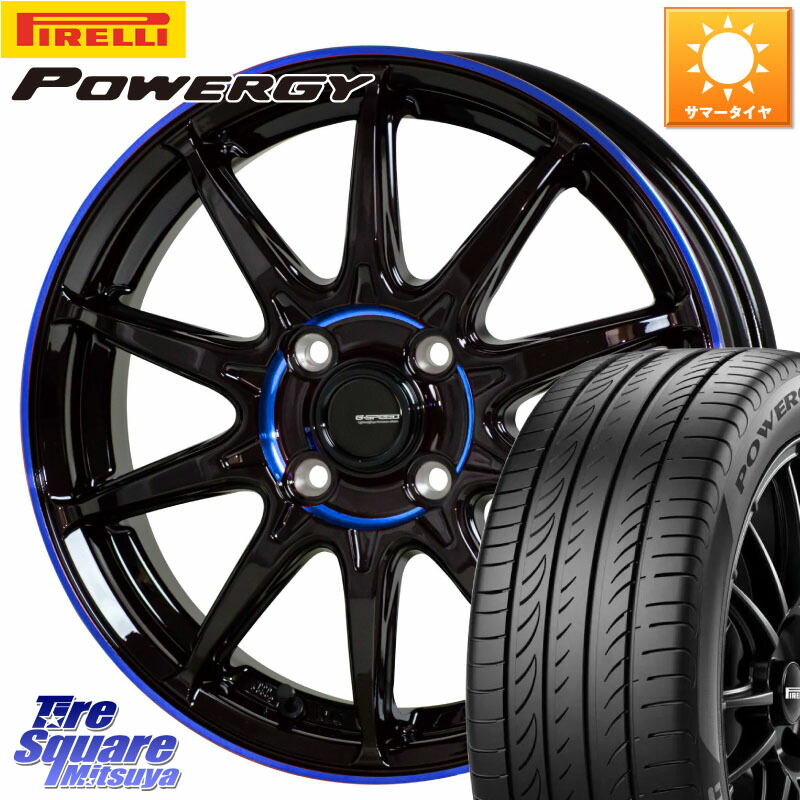 HotStuff 軽量設計 G.SPEED P-05R P05R ホイール 15インチ 15 X 5.5J +45 4穴 100 ピレリ POWERGY パワジー サマータイヤ 165/55R15