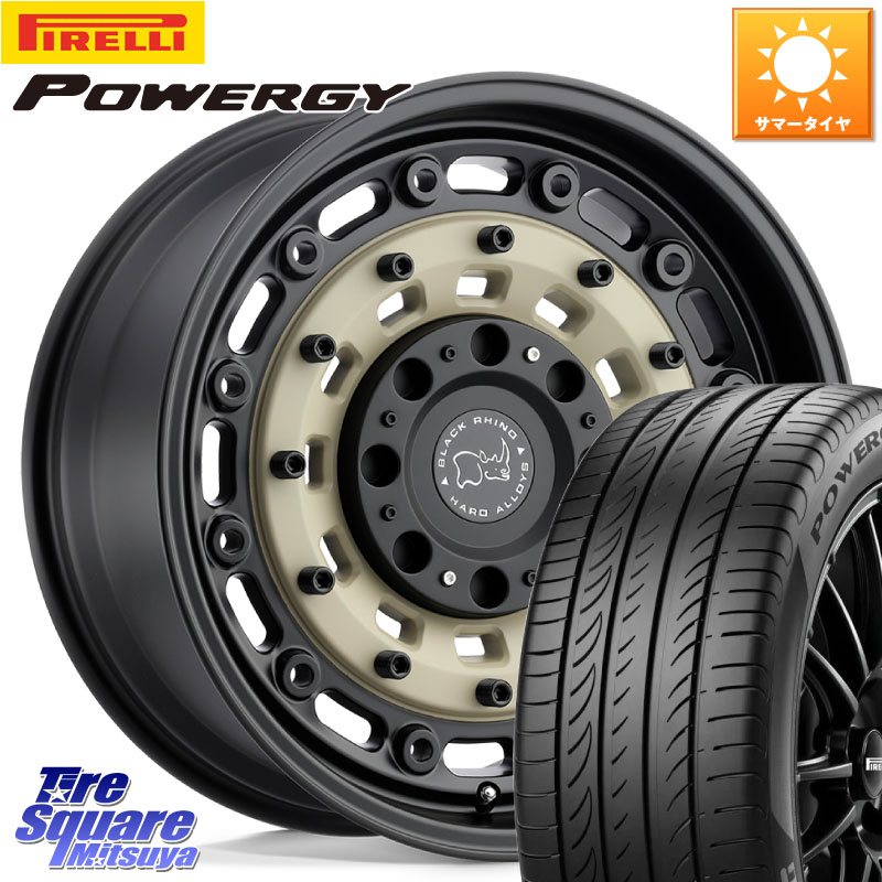 BLACK RHINO ARSENAL SANDBLACK ブラックライノ アーセナル 20インチ ブラックライノ 20 X 8.5J +30 5穴 114.3 ピレリ POWERGY パワジー サマータイヤ 245/35R20 20系アルファード