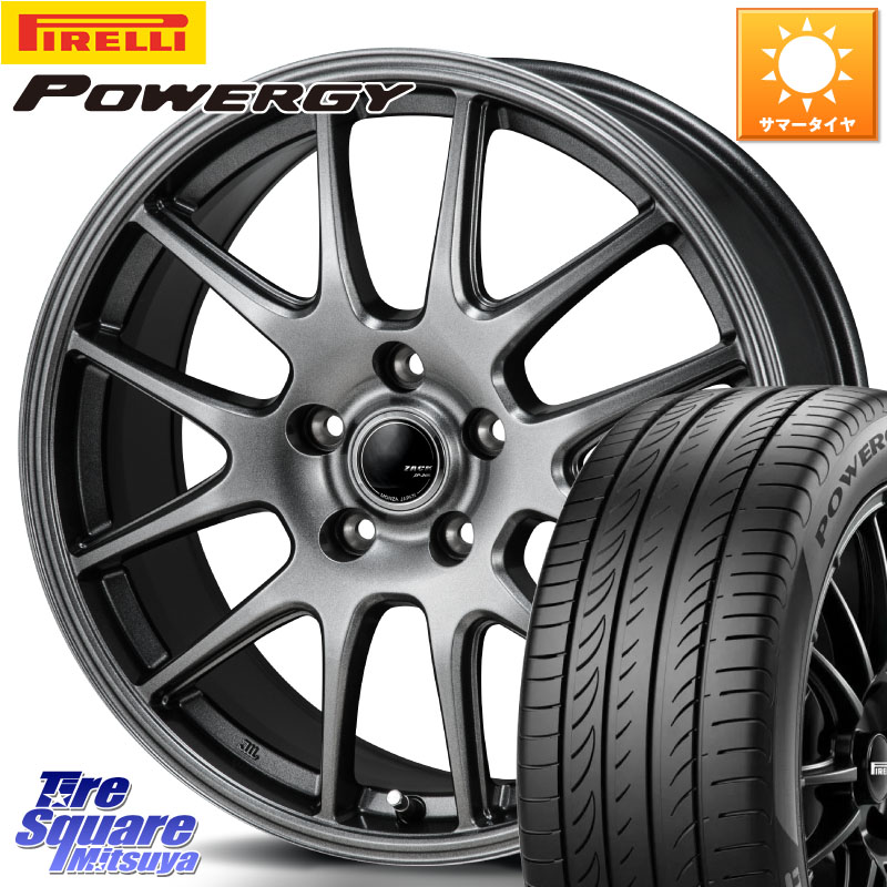 Japan三陽 ZACK JP-205 ホイール 17 X 7.0J +48 5穴 114.3 ピレリ POWERGY パワジー サマータイヤ 215/55R17 ヤリスクロス CX-3 RC系オデッセイ前期