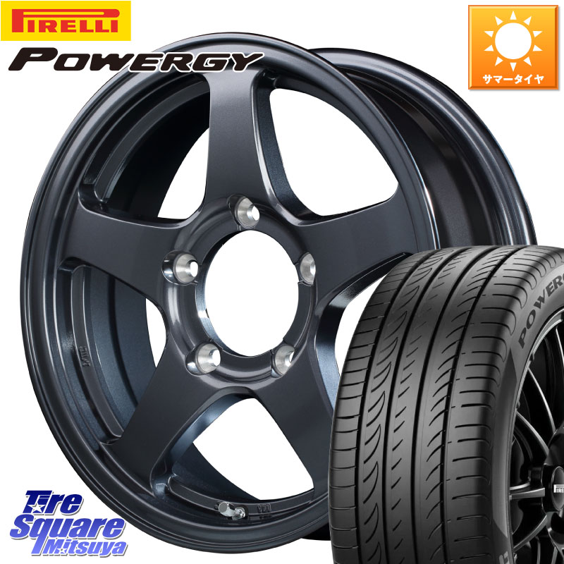 ピレリ POWERGY パワジー サマータイヤ 215/65R16MANARAY オフパフォーマー OFF PERFORMER RT-5N+2 GM 16X5.5J 22 5穴 139.7 ジムニー専用(要オーバーフェンダー等) AZオフロード カスタムサイズ|タイヤスクエアミツヤ