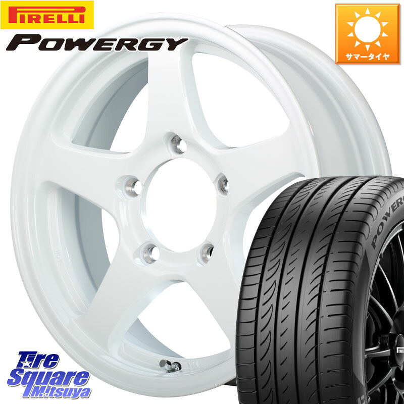 ピレリ POWERGY パワジー サマータイヤ 215/65R16MANARAY オフパフォーマー OFF PERFORMER RT-5N+2 WH 16X5.5J 22 5穴 139.7 ジムニー専用(要オーバーフェンダー等) AZオフロード カスタムサイズ|タイヤスクエアミツヤ