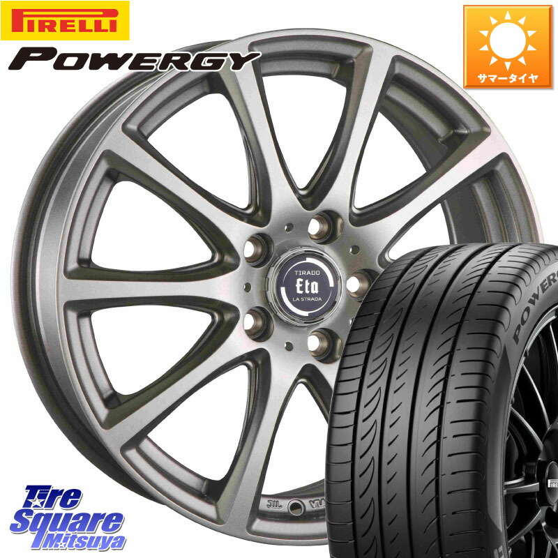 ピレリ POWERGY パワジー サマータイヤ 225/50R18阿部商会 イータ 平座仕様 ティラード(トヨタ・レクサス車専用) 18X7.5J 38 5穴 114.3 カローラクロス｜タイヤスクエアミツヤ