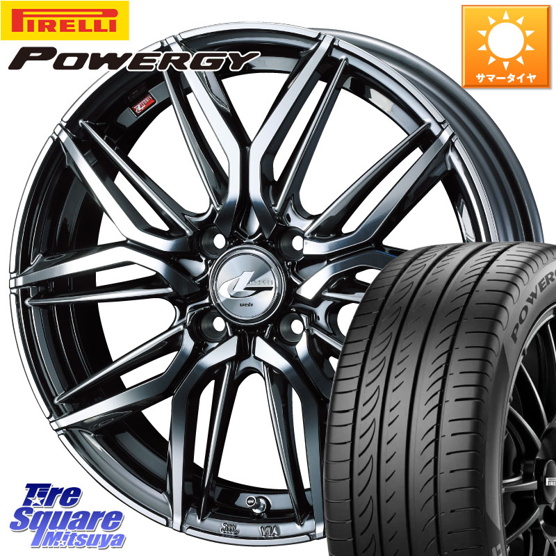 WEDS 40790 レオニス LEONIS LM BMCMC 16インチ 16 X 6.0J +42 4穴 100 ピレリ POWERGY パワジー サマータイヤ 195/65R16 ライズ ロッキー ガソリン車 4穴