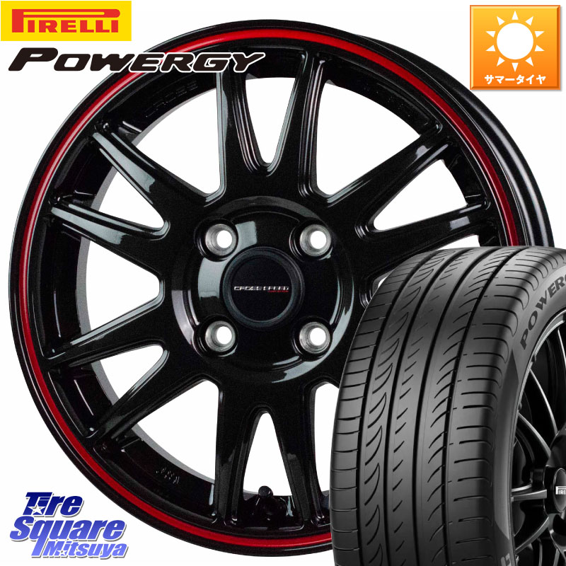 ピレリ POWERGY パワジー サマータイヤ 165/55R15HotStuff クロススピード CR6 CR-6 軽量ホイール 15インチ 15X5.5J 43 4穴 100 ブーン BOON|タイヤスクエアミツヤ