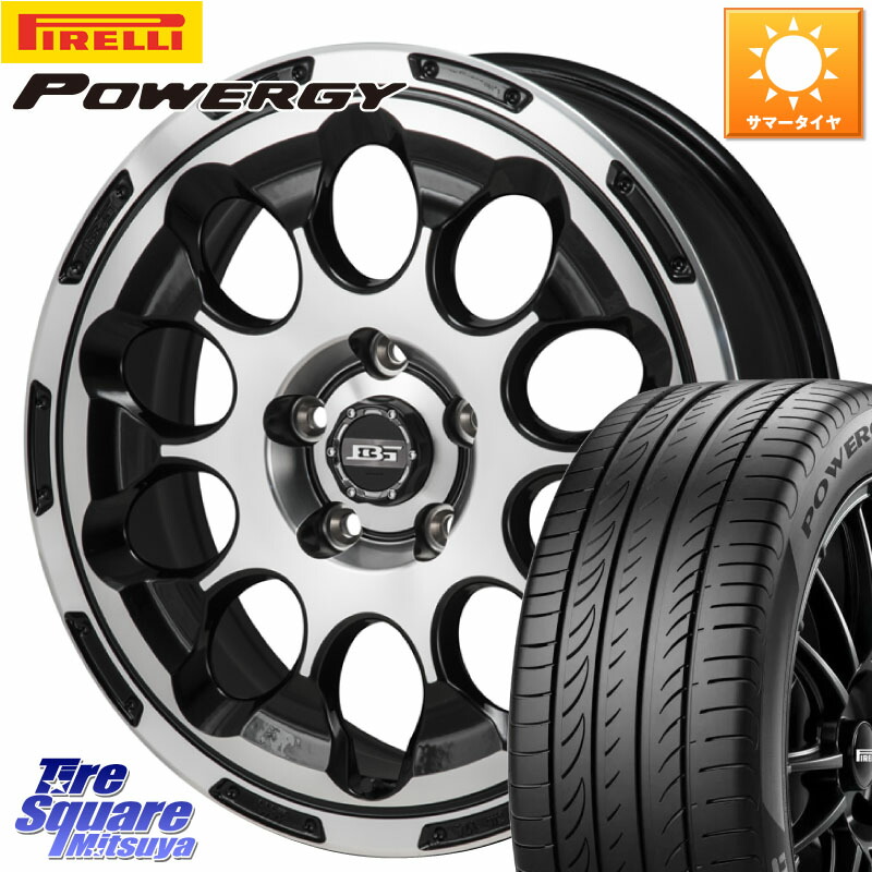 Japan三陽 ボトムガルシア CHRONO クロノ 17 X 7.0J +38 5穴 114.3 ピレリ POWERGY パワジー サマータイヤ 205/55R17 90系ノア ヴォクシー RP6～8ステップワゴン 87,071円