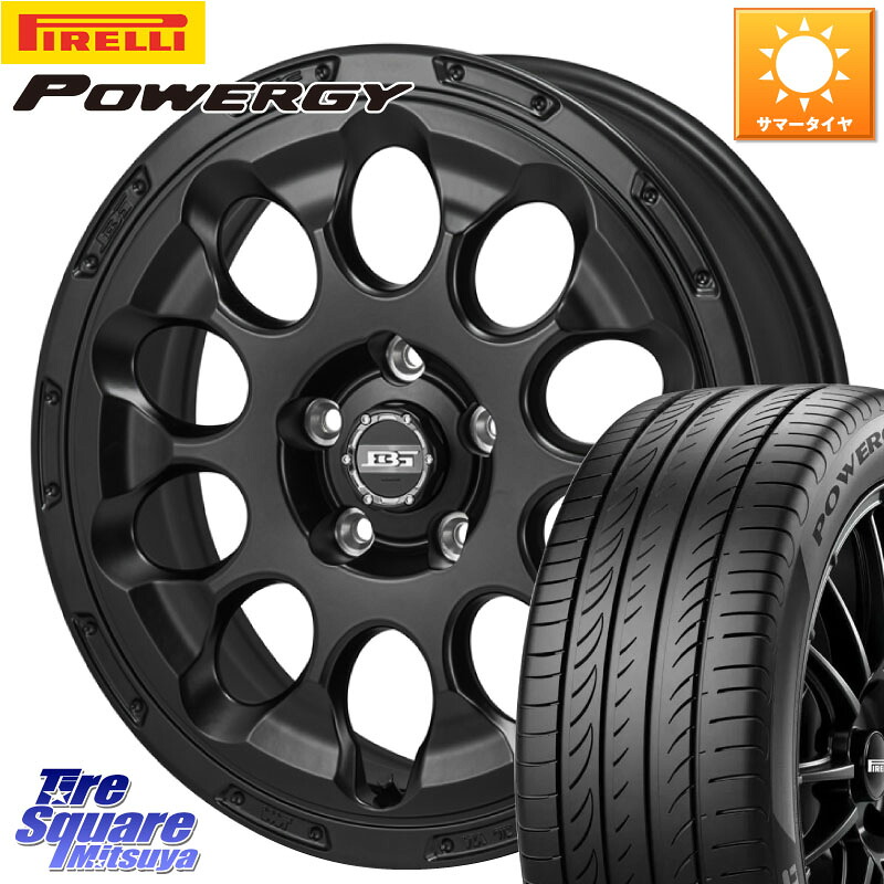 Japan三陽 ボトムガルシア CHRONO クロノ 17 X 7.0J +45 5穴 114.3 ピレリ POWERGY パワジー サマータイヤ 205/55R17 90系ノア ヴォクシー P15キックス RP6~8ステップワゴン MAZDA3