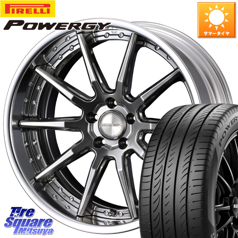 WEDS MAVERICK 1410S S-LoDisk 18インチ 2ピース 18 X 8.5J +50 5穴 114.3 ピレリ POWERGY パワジー サマータイヤ 245/40R18 WRX S4(VBH)