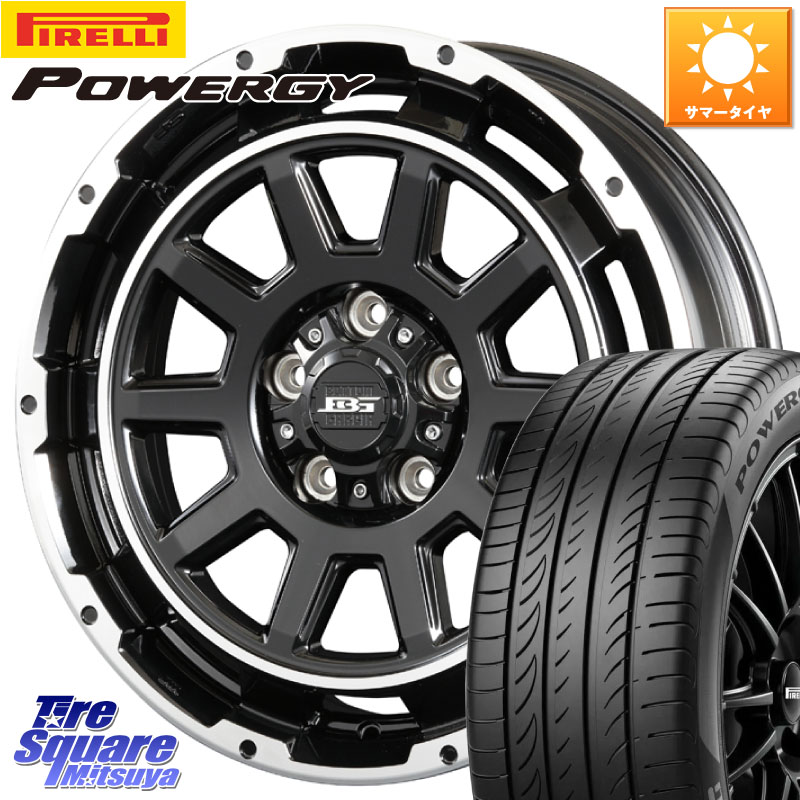 KOSEI ボトムガルシア ディグレ ホイール 17 X 7.0J +40 5穴 114.3 ピレリ POWERGY パワジー サマータイヤ 215/50R17 プリウスアルファ リーフ