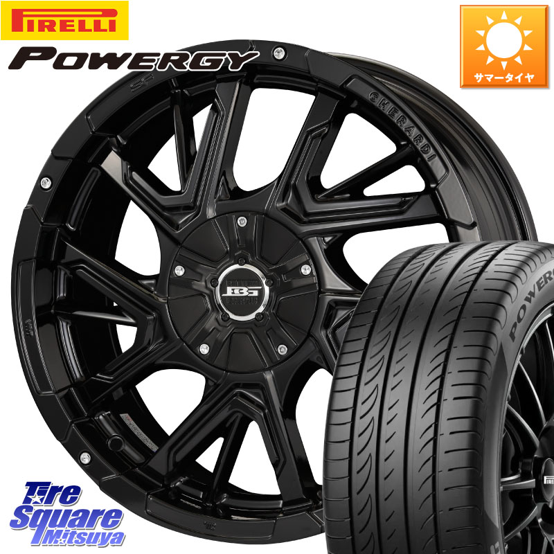 KOSEI ボトムガルシア ゲラルディ ホイール 17 X 7.0J +42 5穴 114.3 ピレリ POWERGY パワジー サマータイヤ 195/60R17 60系プリウス