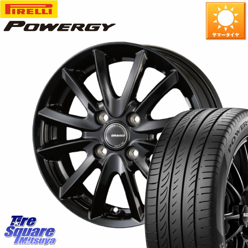 KOSEI クレイシズVS6 QRA601Bホイール 16 X 6.0J +50 4穴 100 ピレリ POWERGY パワジー サマータイヤ 205/45R16