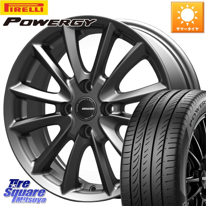 ピレリ POWERGY パワジー サマータイヤ 185/65R15KOSEI クレイシズVS6 QRA511Gホイール 15X5.5J 50 4穴 100 E13ノート GB3/4フリード4穴 フリードハイブリッド｜タイヤスクエアミツヤ