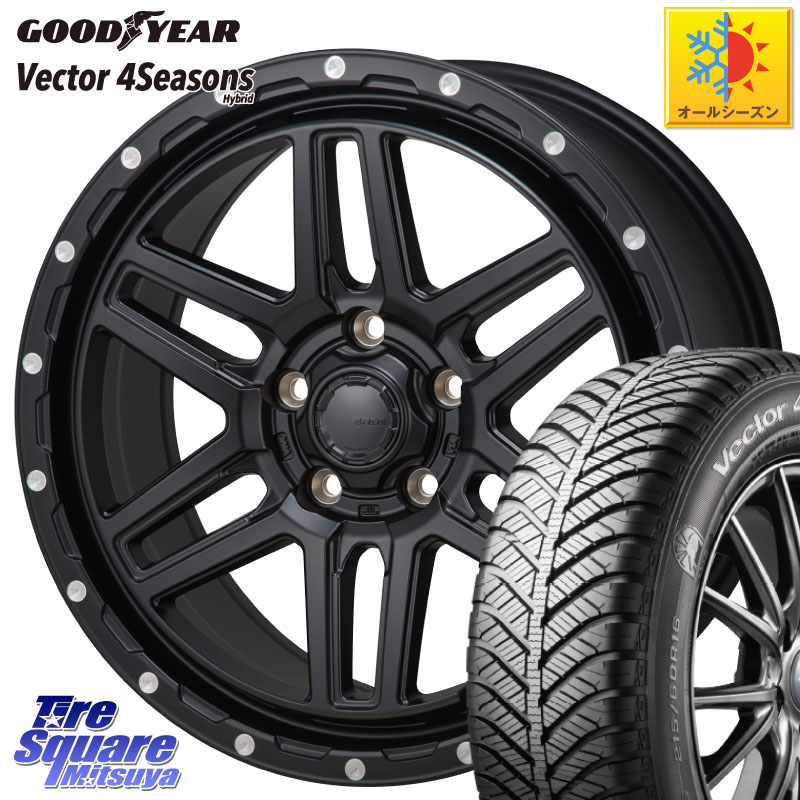 グッドイヤー ベクター Vector 4Seasons Hybrid オールシーズンタイヤ 205/60R16 MONZA HI-BLOCK ERDE モンツァ ハイブロック エルデ 16インチ 16 X 7.0J +35 5穴 114.3