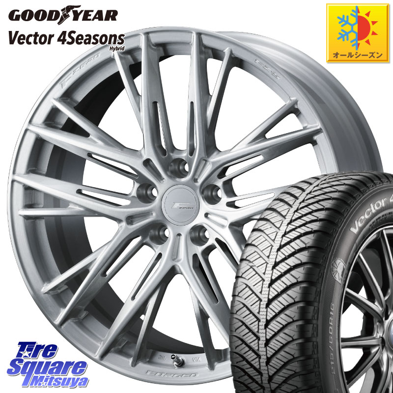 グッドイヤー ベクター Vector 4Seasons Hybrid オールシーズンタイヤ 235/50R18 WEDS F ZERO FZ-5 FZ5 鍛造 FORGED ホイール 18インチ エフゼロ 18 X 8.5J +35 5穴 114.3 30系アルファード 30系ヴェルファイア 20系アルファード