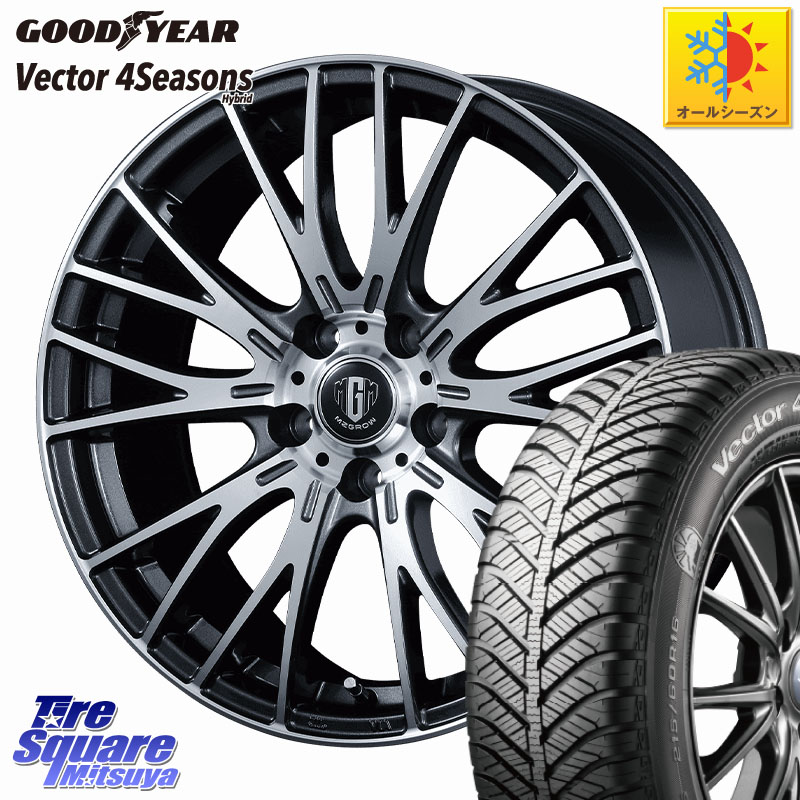 グッドイヤー ベクター Vector 4Seasons Hybrid オールシーズンタイヤ 215/60R17 KOSEI MZ-GROW VM25R ホイール 17インチ 17 X 7.0J +40 5穴 114.3 10系カローラクロス CX-30 MX-30 20系アルファード
