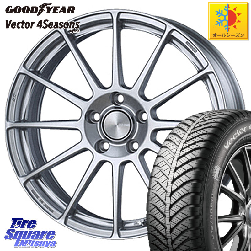 グッドイヤー ベクター Vector 4Seasons Hybrid オールシーズンタイヤ 195/50R16ENKEI エンケイ PerformanceLine PF03 ホイール 16X6.5J 38 4穴 100 ロードスター ラウム シエンタ ヤリス カスタム前提 スイフト｜タイヤスクエアミツヤ 101,185円
