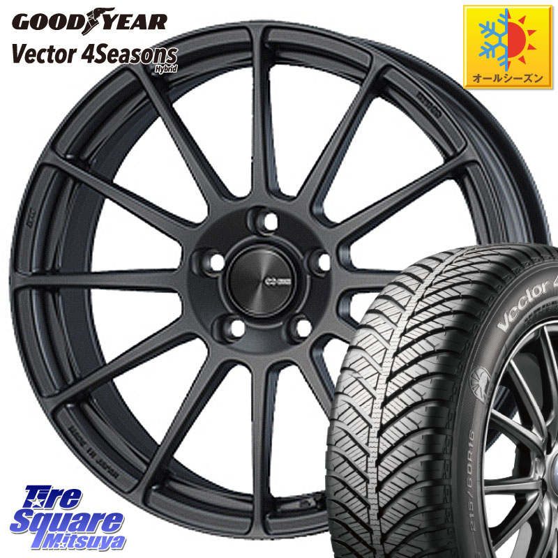 グッドイヤー ベクター Vector 4Seasons Hybrid オールシーズンタイヤ 195/50R16ENKEI エンケイ PerformanceLine PF03 (MD) ホイール 16X6.5J 45 5穴 114.3|タイヤスクエアミツヤ