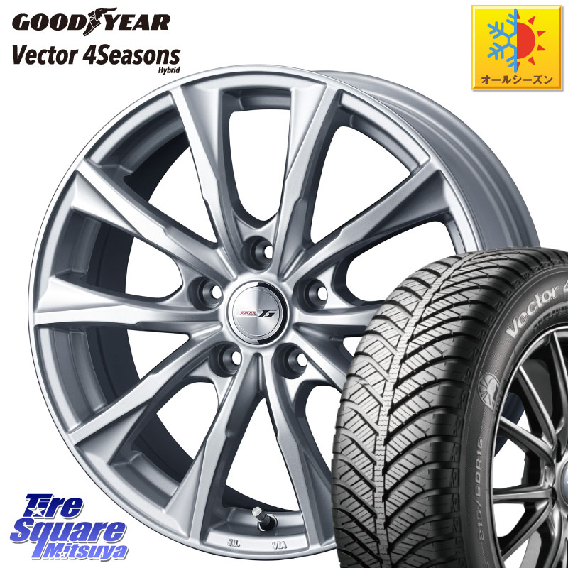 グッドイヤー ベクター Vector 4Seasons Hybrid オールシーズンタイヤ 205/65R15WEDS JOKER GLIDE 平座仕様 在庫● (トヨタ車専用) ホイール 15インチ 15X6.0J 50 5穴 114.3 80系ノア/ヴォクシー ノア NOAH カムリ エスティマハイブリッド エスティマ｜タイヤスクエアミツヤ