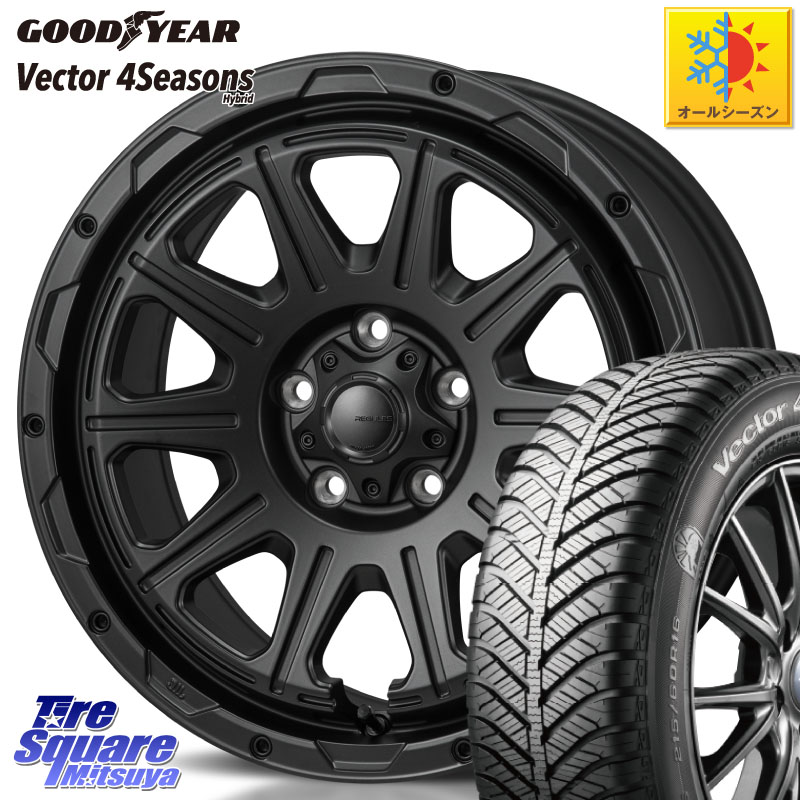 グッドイヤー ベクター Vector 4Seasons Hybrid オールシーズンタイヤ 185/60R16 MONZA HI-BLOCK REGULES BK 16インチ 16 X 6.0J +40 4穴 100 アクアクロスオーバー FITクロスター 84,040円