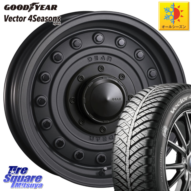 グッドイヤー ベクター Vector 4Seasons Hybrid オールシーズンタイヤ 215/60R16 CRIMSON ディーン コロラド 16インチ 16 X 7.0J(VW THEBEETLE 16C) +40 5穴 112 フォルクスワーゲン ザ・ビートル