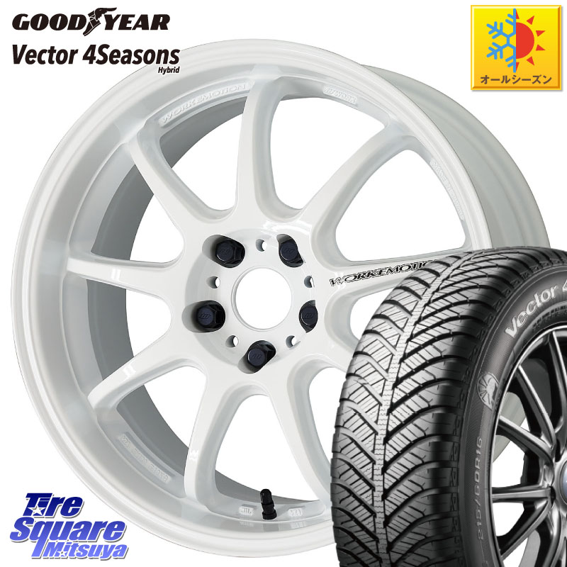 グッドイヤー ベクター Vector 4Seasons Hybrid オールシーズンタイヤ 235/50R18 WORK ワーク EMOTION エモーション D9R 18インチ 18 X 7.5J +38 5穴 114.3 30系アルファード 30系ヴェルファイア 20系アルファード