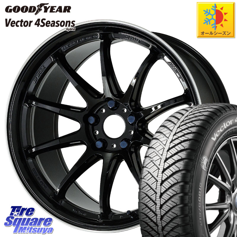 グッドイヤー ベクター Vector 4Seasons Hybrid オールシーズンタイヤ 215/60R17WORK ワーク EMOTION エモーション ZR10 17インチ 17X7.0J 53 5穴 114.3 C-HR E52エルグランド ZR-V RV系ヴェゼル RC系オデッセイ後期 エスティマハイブリッド エスティマ エリシオン|タイヤスクエアミツヤ