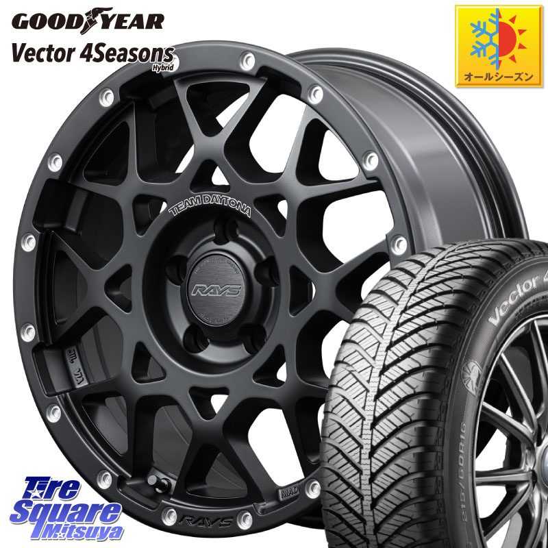 グッドイヤー ベクター Vector 4Seasons Hybrid オールシーズンタイヤ 215/60R17RAYS 【欠品次回7~8月】 レイズ M8 デイトナ DAYTONA 17インチ 17X7.0J 32 5穴 114.3 20系アルファード ヴェルファイア｜タイヤスクエアミツヤ
