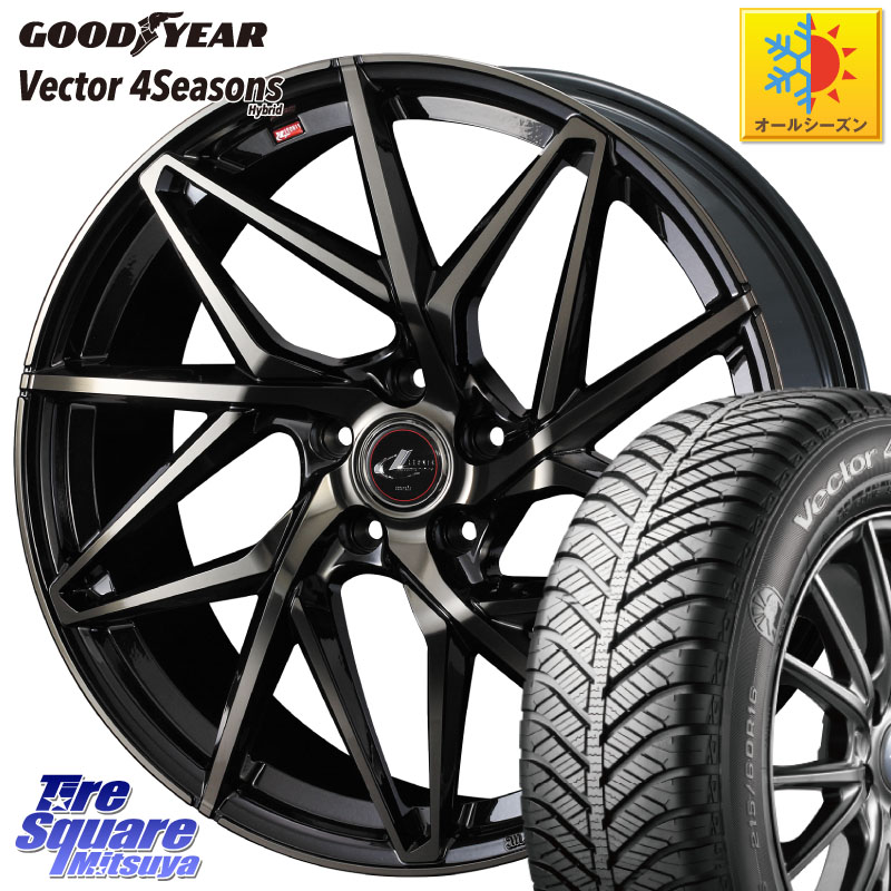 グッドイヤー ベクター Vector 4Seasons Hybrid オールシーズンタイヤ 175/65R15WEDS 40565 レオニス LEONIS IT PBMCTI 15インチ 15X6.0J 43 5穴 114.3 スイフトスポーツ｜タイヤスクエアミツヤ 79,442円