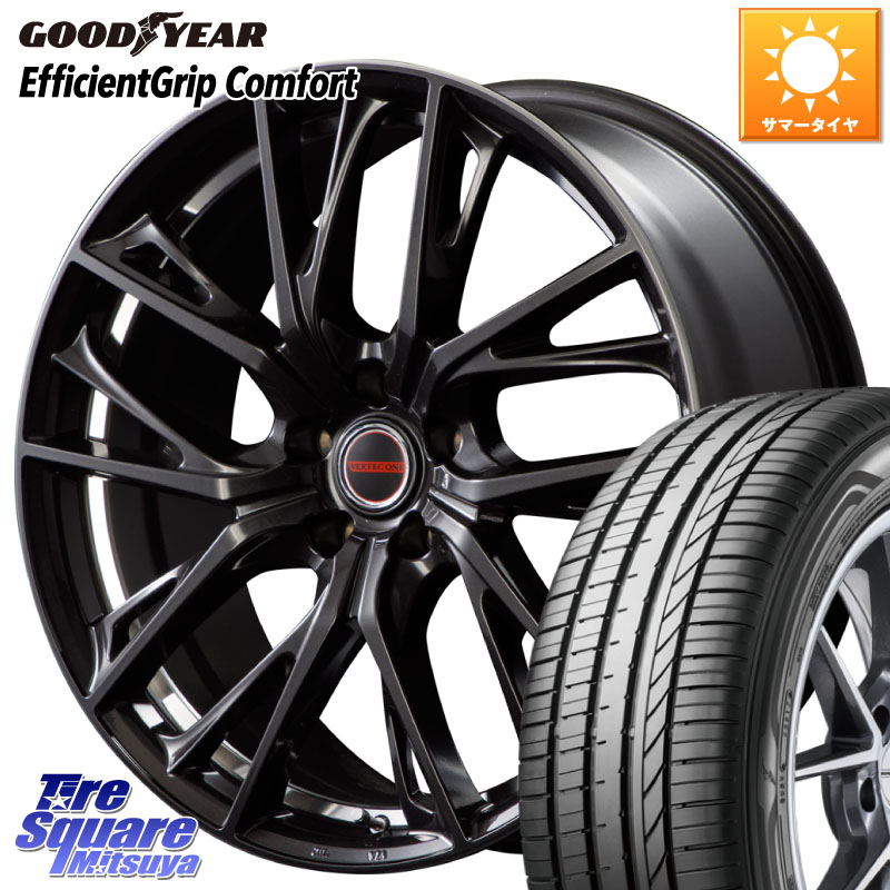 グッドイヤー EffcientGrip Comfort サマータイヤ 215/40R18MANARAY MID VERTEC ONE GLAIVE 18インチ 18X7.0J 48 5穴 114.3 C27セレナ ランディ リーフ LEAF 日産 セレナ SERENA 日産 CR-Z|タイヤスクエアミツヤ
