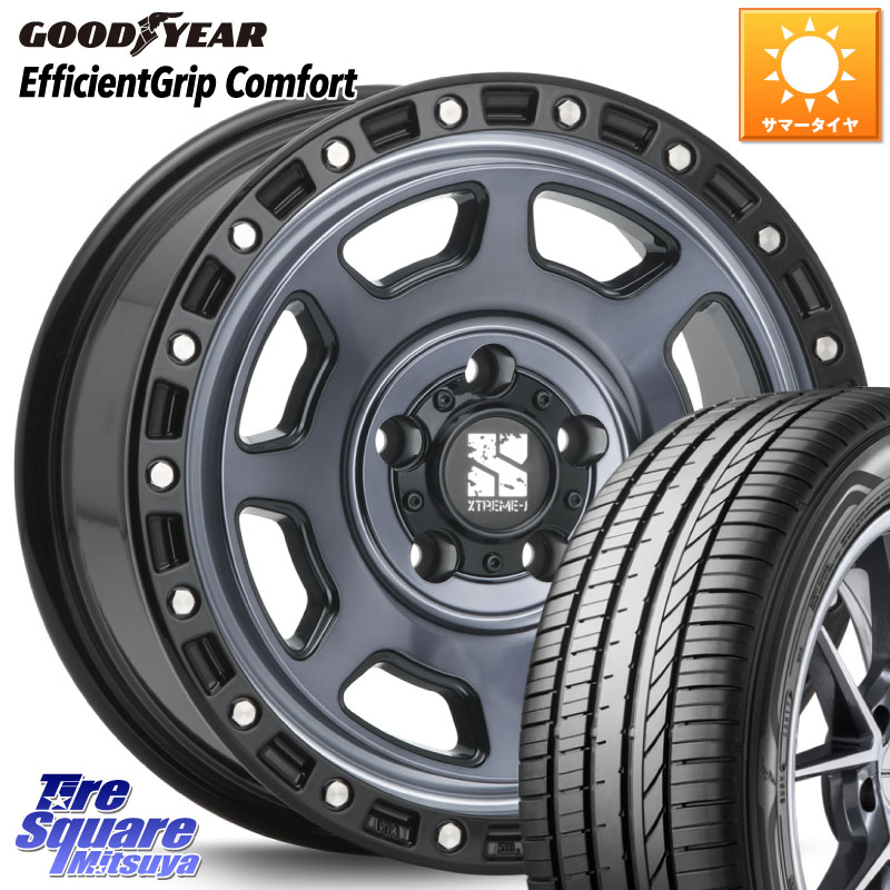MLJ XJ07 XTREME-J 5H IND エクストリームJ 16インチ 16 X 7.0J +35 5穴 114.3 グッドイヤー EffcientGrip Comfort サマータイヤ 205/65R16