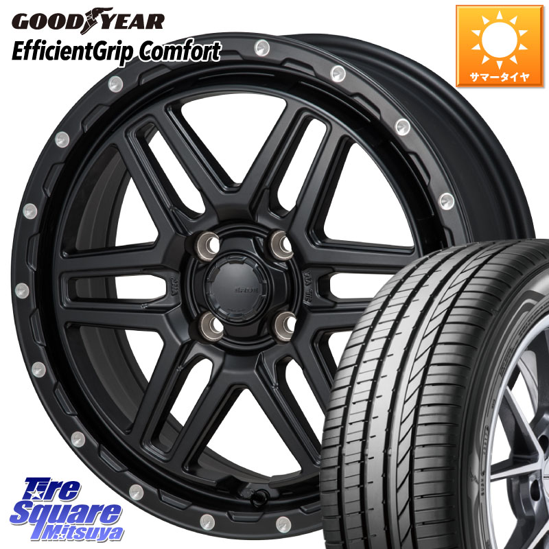 MONZA HI-BLOCK ERDE 16インチ 16 X 6.0J +42 4穴 100 グッドイヤー EffcientGrip Comfort サマータイヤ 205/65R16