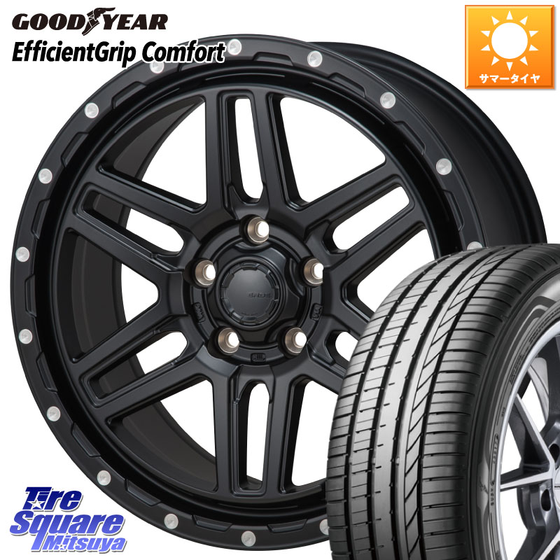 MONZA HI-BLOCK ERDE 17インチ 17 X 7.5J +41 5穴 114.3 グッドイヤー EffcientGrip Comfort サマータイヤ 215/55R17 70系カムリ