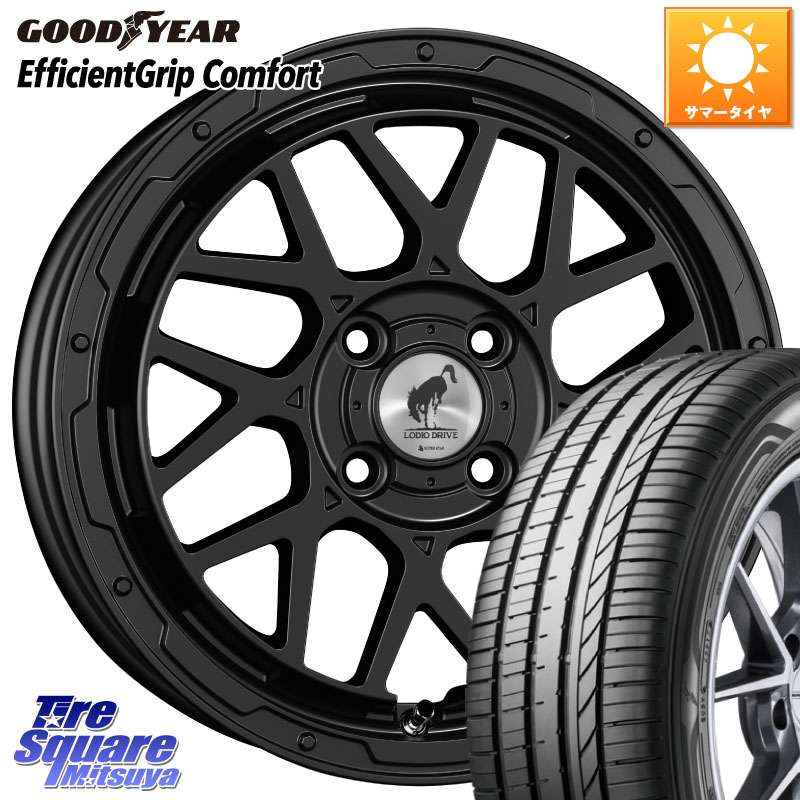 SUPER STAR LODIO DRIVE ロディオドライブ 8M MONO モノ 16インチ 16 X 6.0J +42 4穴 100 グッドイヤー EffcientGrip Comfort サマータイヤ 205/65R16