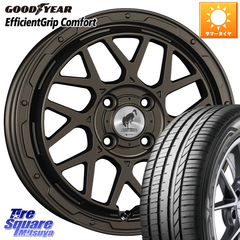 グッドイヤー EffcientGrip Comfort サマータイヤ 165/50R16SUPER STAR LODIO DRIVE ロディオドライブ 8M MONO モノ 16インチ 16X6.0J 42 4穴 100 M900系タンク/ルーミー ミラージュ ダイハツ トールM900S・M910S ジャスティ(M900/910F) ルーミー|タイヤスクエアミツヤ