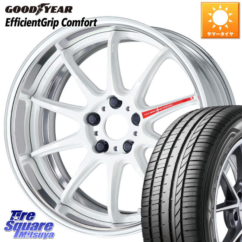 グッドイヤー EffcientGrip Comfort サマータイヤ 245/35R19WORK EMOTION ZR10 L Disk AZW 19インチ 2ピース 19X8.5J 50 5穴 114.3 WRX-S4(VBH) WRX S4 インプレッサ WRX|タイヤスクエアミツヤ